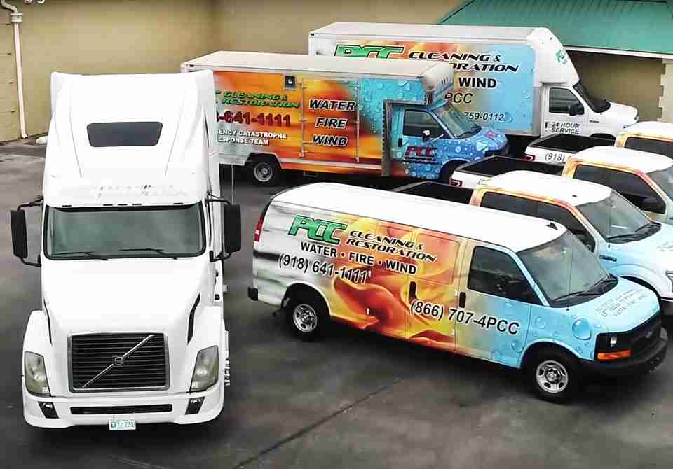 Water and Fire Damage Restoration Fleet