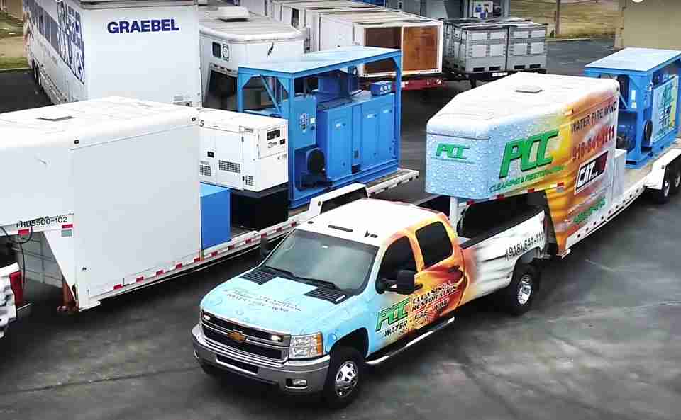 Industrial Water Damage Restoration Equipment